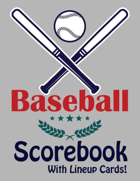 Baseball Scorebook With Lineup Cards: 50 Basic Scorecards For Baseball (8.5 x 11)