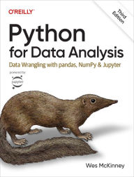 Title: Python for Data Analysis: Data Wrangling with pandas, NumPy, and Jupyter, Author: Wes McKinney