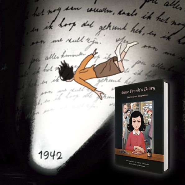 Anne Frank's Diary: The Graphic Adaptation by Anne Frank, David Polonsky,  Hardcover