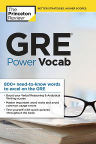 Title: GRE Power Vocab, Author: The Princeton Review