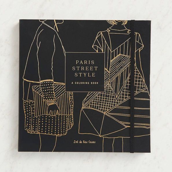 Paris Street Style: A Coloring Book