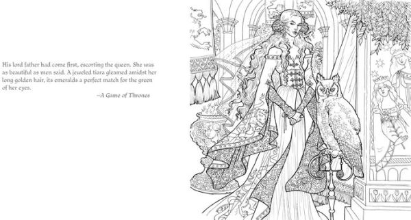 The Official A Game of Thrones Coloring Book: An Adult Coloring Book