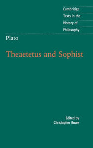 Title: Plato: Theaetetus and Sophist, Author: Cambridge University Press