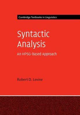 Syntactic Analysis: An HPSG-based Approach