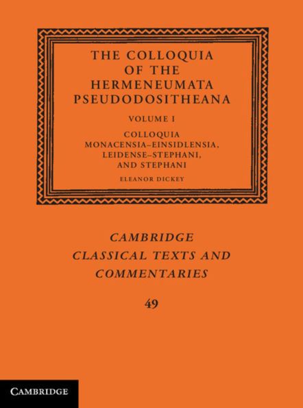 the Colloquia of Hermeneumata Pseudodositheana