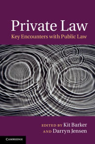 Title: Private Law: Key Encounters with Public Law, Author: Kit Barker