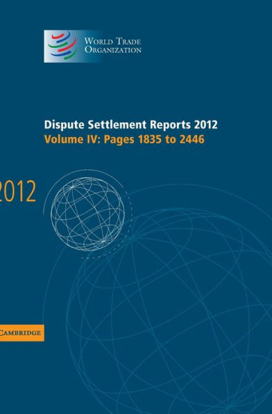 Dispute Settlement Reports 2012: Volume 4, Pages 1835-2446