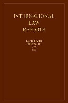 International Law Reports: Volume 166