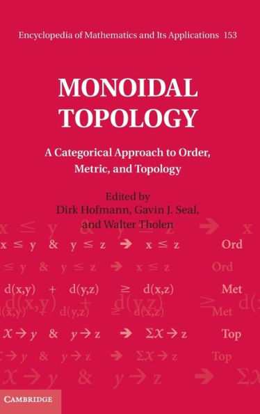 Monoidal Topology: A Categorical Approach to Order, Metric, and Topology
