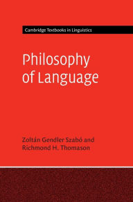 Title: Philosophy of Language, Author: Zoltán Gendler Szabó