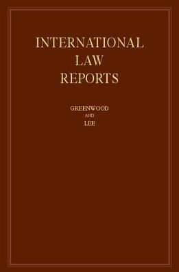 International Law Reports: Volume 169