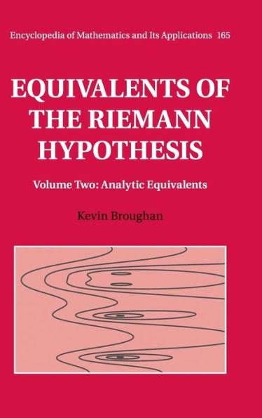 Equivalents of the Riemann Hypothesis: Volume 2, Analytic Equivalents