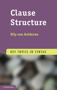 Title: Clause Structure, Author: Elly van Gelderen