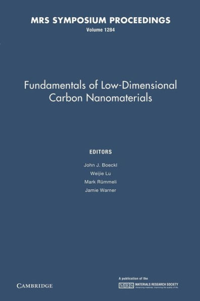 Fundamentals of Low-Dimensional Carbon Nanomaterials: Volume 1284