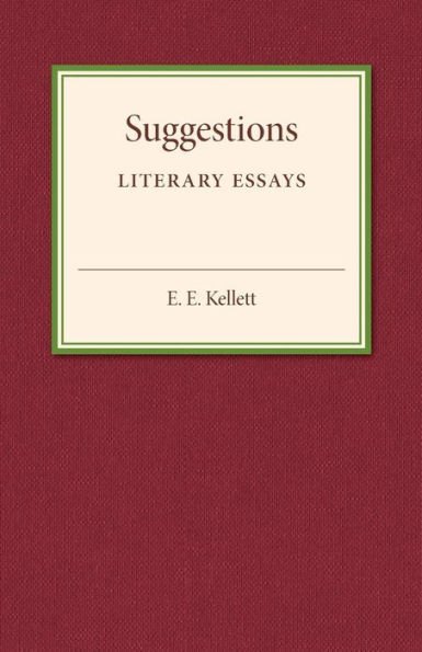 Suggestions: Literary Essays