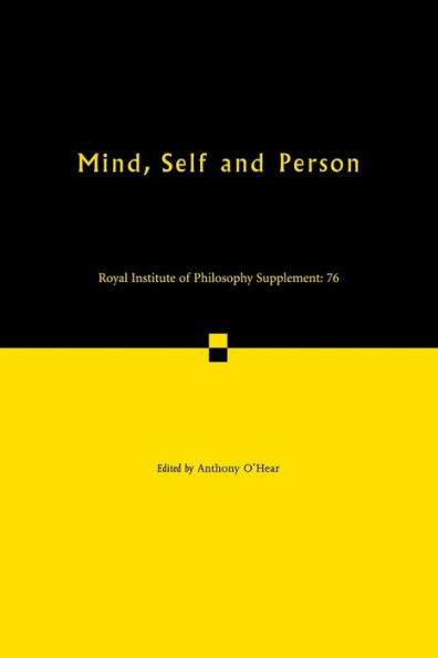 Mind, Self and Person