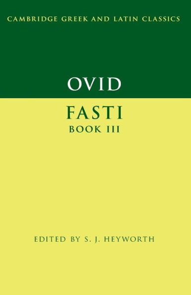 Ovid: Fasti Book 3