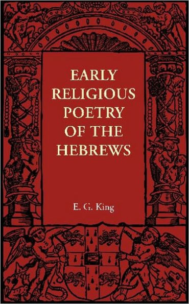 Early Religious Poetry of the Hebrews