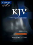 Alternative view 1 of KJV Cameo Reference Bible with Apocrypha, Black Calfskin Leather, Red-letter Text, KJ455:XRA Black Calfskin Leather
