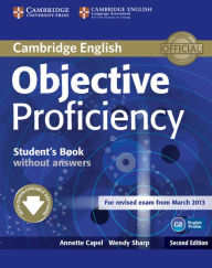 Title: Objective Proficiency Student's Book without Answers with Downloadable Software, Author: Annette Capel