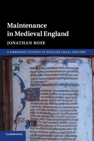 Maintenance Medieval England