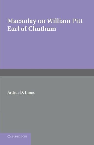 William Pitt Earl of Chatham