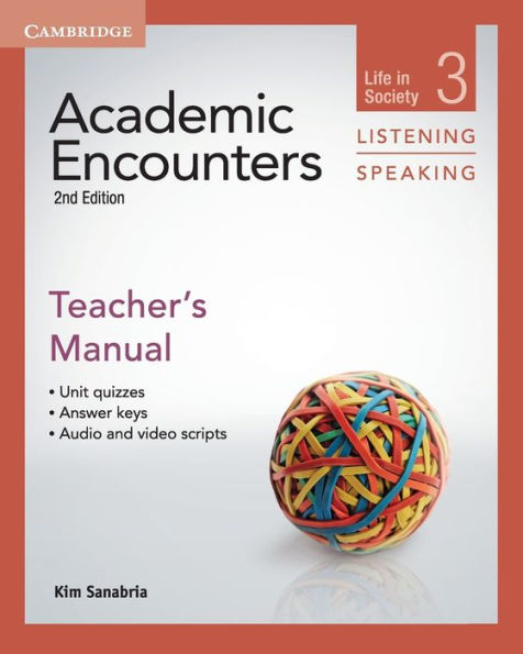 Academic Encounters Level 3 Teacher's Manual Listening and Speaking: Life in Society