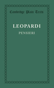 Title: Pensieri, Author: Giacomo Leopardi