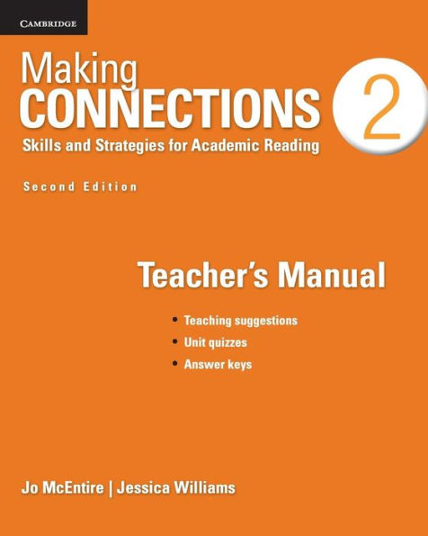 Making Connections Level 2 Teacher's Manual: Skills and Strategies for Academic Reading