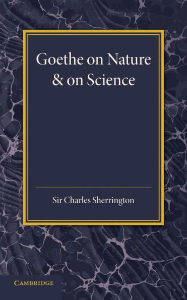 Goethe on Nature and on Science