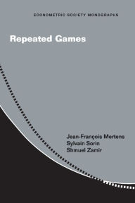 Title: Repeated Games, Author: Jean-François Mertens