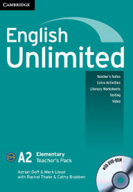 German audio books downloads English Unlimited Elementary A and B Teacher's Pack (Teacher's Book with DVD-ROM) PDF FB2 MOBI by Adrian Doff
