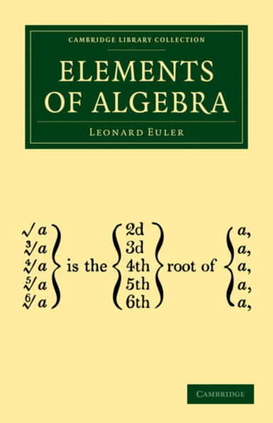 Elements of Algebra / Edition 3