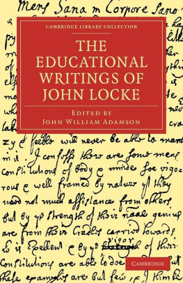 The Educational Writings of John Locke by John Locke | 9781108010177