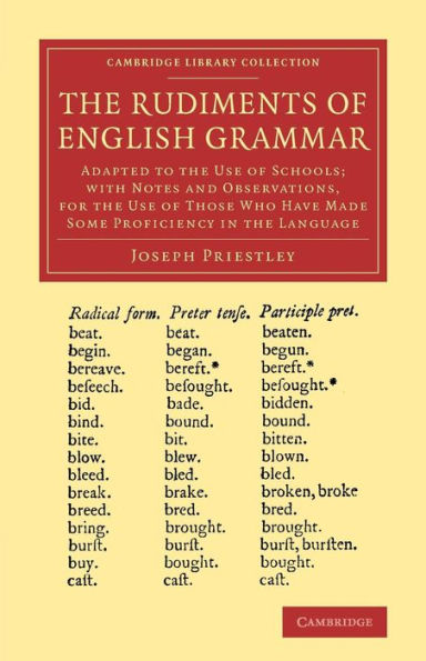 The Rudiments of English Grammar: Adapted to the Use of Schools; with Notes and Observations, for the Use of Those Who Have Made Some Proficiency in the Language