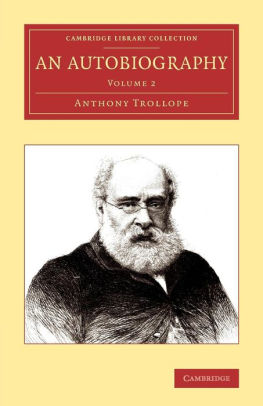 Trollope a biography critical essays 07 image