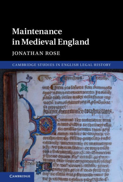 Maintenance in Medieval England