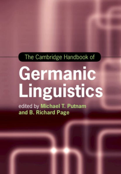 The Cambridge Handbook of Germanic Linguistics