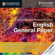 Title: Cambridge International AS Level English General Paper Cambridge Elevate Teacher's Resource Access Card, Author: Jill Pavich