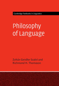 Title: Philosophy of Language, Author: Zoltán Gendler Szabó