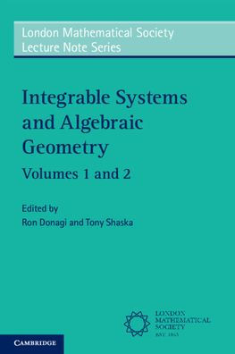 Integrable Systems and Algebraic Geometry 2 Volume Paperback Set / Edition 1