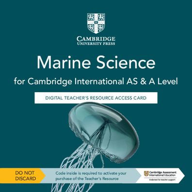 Cambridge International AS & A Level Marine Science Digital Teacher's Resource Access Card