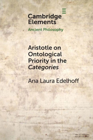 Aristotle on Ontological Priority the Categories