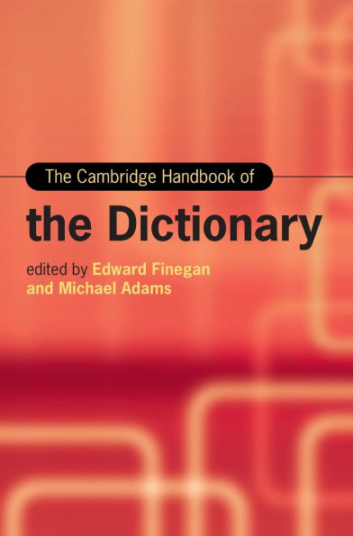 the Cambridge Handbook of Dictionary