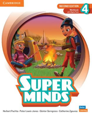 Super Minds Level 4 Workbook with Digital Pack British English