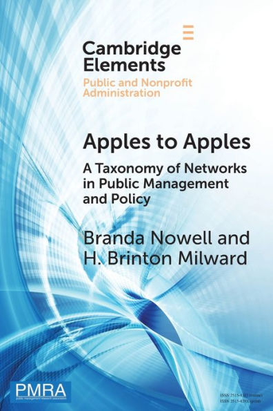 Apples to Apples: A Taxonomy of Networks Public Management and Policy