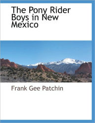Title: The Pony Rider Boys in New Mexico, Author: Frank Gee Patchin