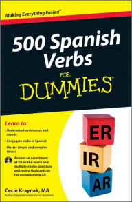 500 Spanish Verbs For Dummies (with CD)