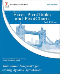 Title: Excel PivotTables and PivotCharts: Your visual blueprint for creating dynamic spreadsheets, Author: Paul McFedries