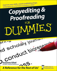 Title: Copyediting and Proofreading For Dummies, Author: Suzanne Gilad